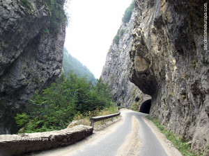 Path in Devil's Throat in Bulgaria